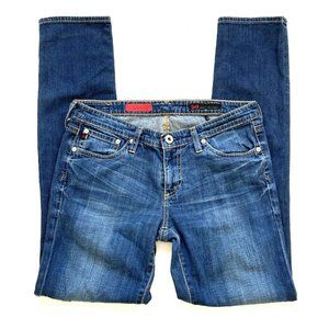 AG Adriano Goldschmied Women's Jeans Size 28R The Stilt Style Blue
